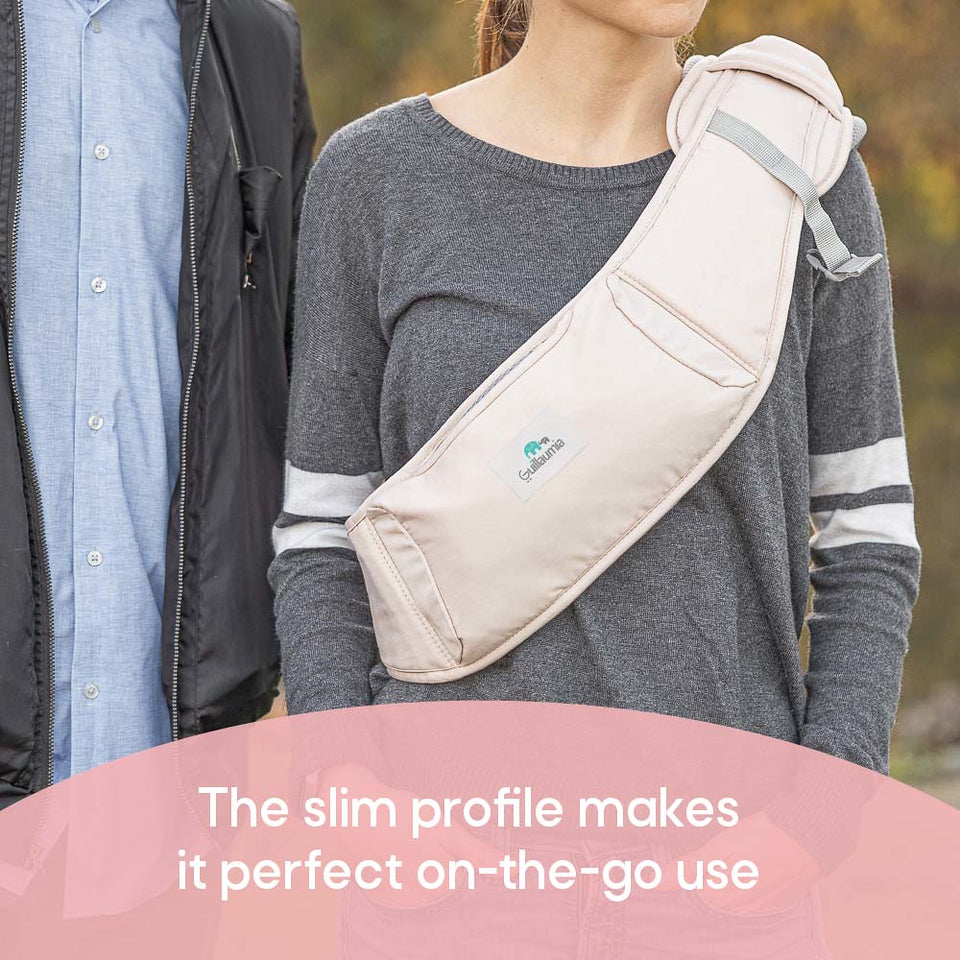 3 in 1 Crossbody baby carrier - Pink beige